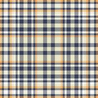 Plaid Muster nahtlos. Prüfer Muster Vorlage zum Design Ornament. nahtlos Stoff Textur. vektor