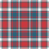 tartan sömlös mönster. klassisk pläd tartan traditionell skott vävd tyg. skogsarbetare skjorta flanell textil. mönster bricka swatch ingår. vektor