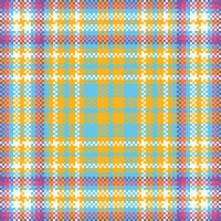 Tartan nahtlos Muster. traditionell schottisch kariert Hintergrund. zum Schal, Kleid, Rock, andere modern Frühling Herbst Winter Mode Textil- Design. vektor