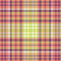 Tartan Plaid Muster nahtlos. Prüfer Muster. Vorlage zum Design Ornament. nahtlos Stoff Textur. Vektor Illustration