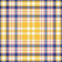 schottisch Tartan Plaid nahtlos Muster, Schachbrett Muster. Vorlage zum Design Ornament. nahtlos Stoff Textur. Vektor Illustration