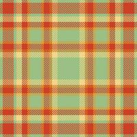 skott tartan pläd sömlös mönster, gingham mönster. traditionell skott vävd tyg. skogsarbetare skjorta flanell textil. mönster bricka swatch ingår. vektor