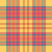 schottisch Tartan Plaid nahtlos Muster, klassisch Plaid Schottenstoff. Vorlage zum Design Ornament. nahtlos Stoff Textur. Vektor Illustration