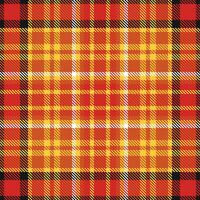 skott tartan pläd sömlös mönster, traditionell skott rutig bakgrund. traditionell skott vävd tyg. skogsarbetare skjorta flanell textil. mönster bricka swatch ingår. vektor