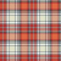 Tartan Muster nahtlos. Pastell- Gingham Muster Vorlage zum Design Ornament. nahtlos Stoff Textur. vektor