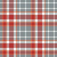 Tartan Muster nahtlos. Pastell- Gingham Muster Flanell Hemd Tartan Muster. modisch Fliesen zum Tapeten. vektor