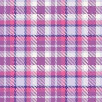 Plaid Muster nahtlos. Gingham Muster Vorlage zum Design Ornament. nahtlos Stoff Textur. vektor