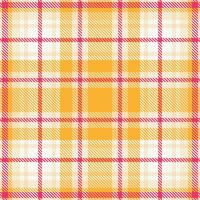 Plaid Muster nahtlos. Prüfer Muster zum Schal, Kleid, Rock, andere modern Frühling Herbst Winter Mode Textil- Design. vektor