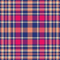 Plaid Muster nahtlos. schottisch Plaid, Vorlage zum Design Ornament. nahtlos Stoff Textur. vektor