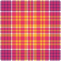 Plaid Muster nahtlos. Prüfer Muster Flanell Hemd Tartan Muster. modisch Fliesen zum Tapeten. vektor