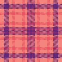 Plaid Muster nahtlos. traditionell schottisch kariert Hintergrund. Vorlage zum Design Ornament. nahtlos Stoff Textur. vektor