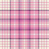 skott tartan pläd sömlös mönster, gingham mönster. mall för design prydnad. sömlös tyg textur. vektor illustration