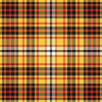 skott tartan pläd sömlös mönster, abstrakt kolla upp pläd mönster. traditionell skott vävd tyg. skogsarbetare skjorta flanell textil. mönster bricka swatch ingår. vektor