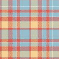 Tartan Muster nahtlos. Pastell- schottisch Plaid, Vorlage zum Design Ornament. nahtlos Stoff Textur. vektor