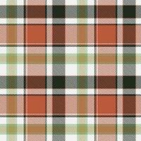 skott tartan pläd sömlös mönster, gingham mönster. mall för design prydnad. sömlös tyg textur. vektor illustration