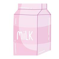 mjölkboxprodukt vektor