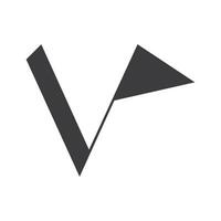 Initiale Brief vp Logo oder pv Logo Vektor Design Vorlage