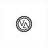 Initiale Brief va Logo oder ein V Logo Vektor Design Vorlage