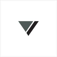 första brev v logotyp vektor design mall