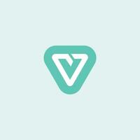 Initiale Brief v Logo Vektor Design Vorlage