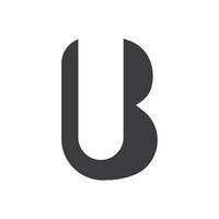 Initiale Brief ub Logo oder bu Logo Vektor Design Vorlage