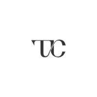 tc, ct, t och c abstrakt första monogram brev alfabet logotyp design vektor