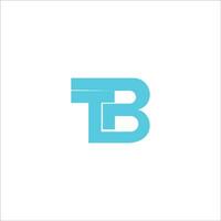 första brev tb logotyp eller bt logotyp vektor design mallar