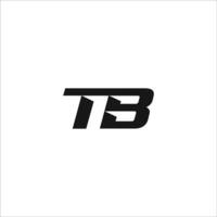 Initiale Brief tb Logo oder bt Logo Vektor Design Vorlagen