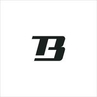 Initiale Brief tb Logo oder bt Logo Vektor Design Vorlagen