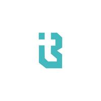 Initiale Brief tb Logo oder bt Logo Vektor Design Vorlagen