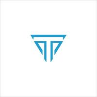 Initiale Brief t Logo oder tt Logo Vektor Design Vorlage