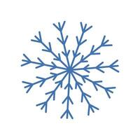 blå snöflingor isolerat på de vit bakgrund. vektor illustration ikon vinter- begrepp.