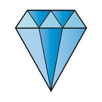 diamant ikon logotyp vektor design mall