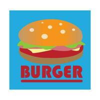 Burger Symbol Logo Vektor Design Vorlage