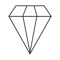 diamant ikon logotyp vektor design mall