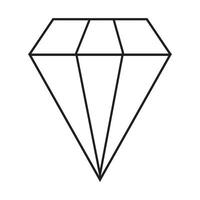 Diamant-Symbol-Logo-Vektor-Design-Vorlage vektor