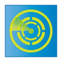 Radar Symbol Logo Vektor Design Vorlage