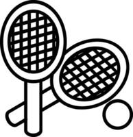 Tennis-Vektor-Symbol vektor