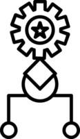 Spezialisierung Vektor Symbol