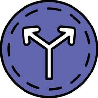 Teilt Vektor Symbol