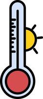 Temperatur Rahmen Vektor Symbol