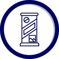 rollen oben Vektor Symbol