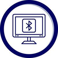 Bluetooth-Vektor-Symbol vektor