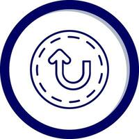 u Wende Vektor Symbol