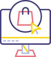 E-Commerce-Vektorsymbol vektor