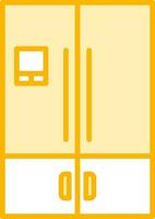 Kühlschrank-Vektor-Symbol vektor