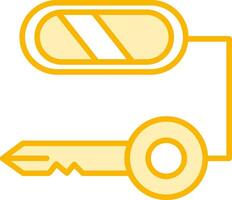 zusammengesetzt Schlüssel Vektor Symbol