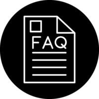 FAQ-Vektorsymbol vektor