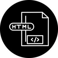 html fil vektor ikon