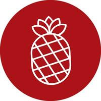 Ananas-Vektor-Symbol vektor